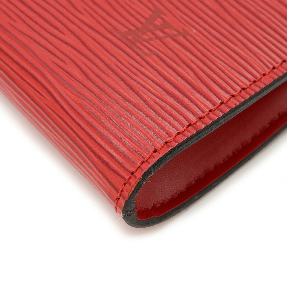 Louis Vuitton Pochette Accessoires  Leather Clutch Bag