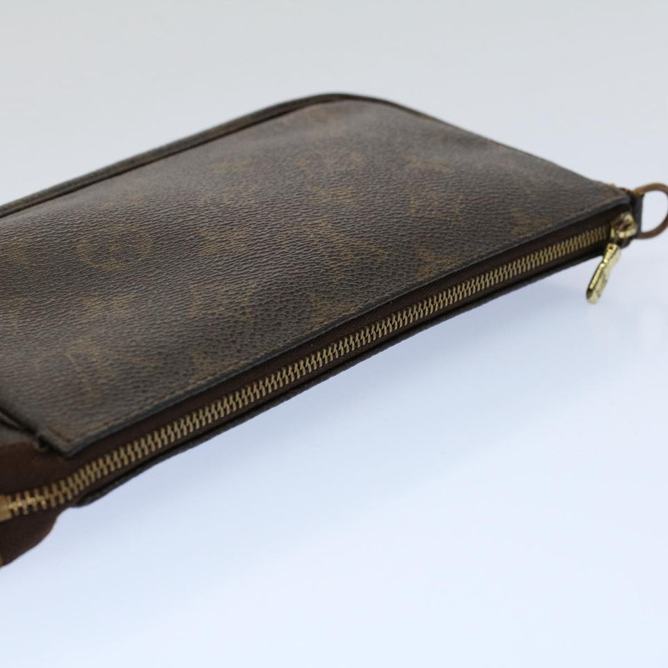 Louis Vuitton Pochette Accessoire  Canvas Clutch Bag
