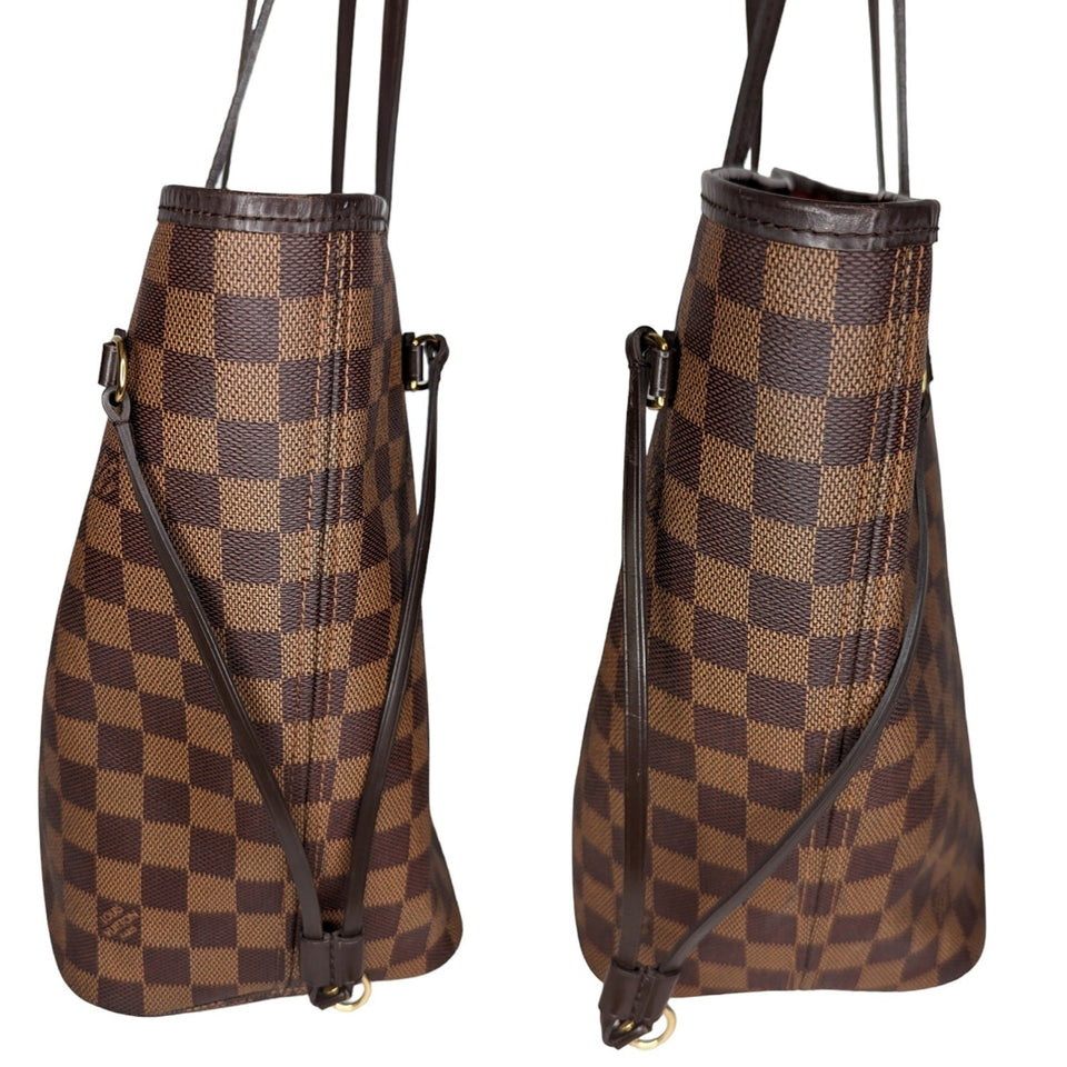 Louis Vuitton 2018 Neverfull Damier Ebene MM Tote