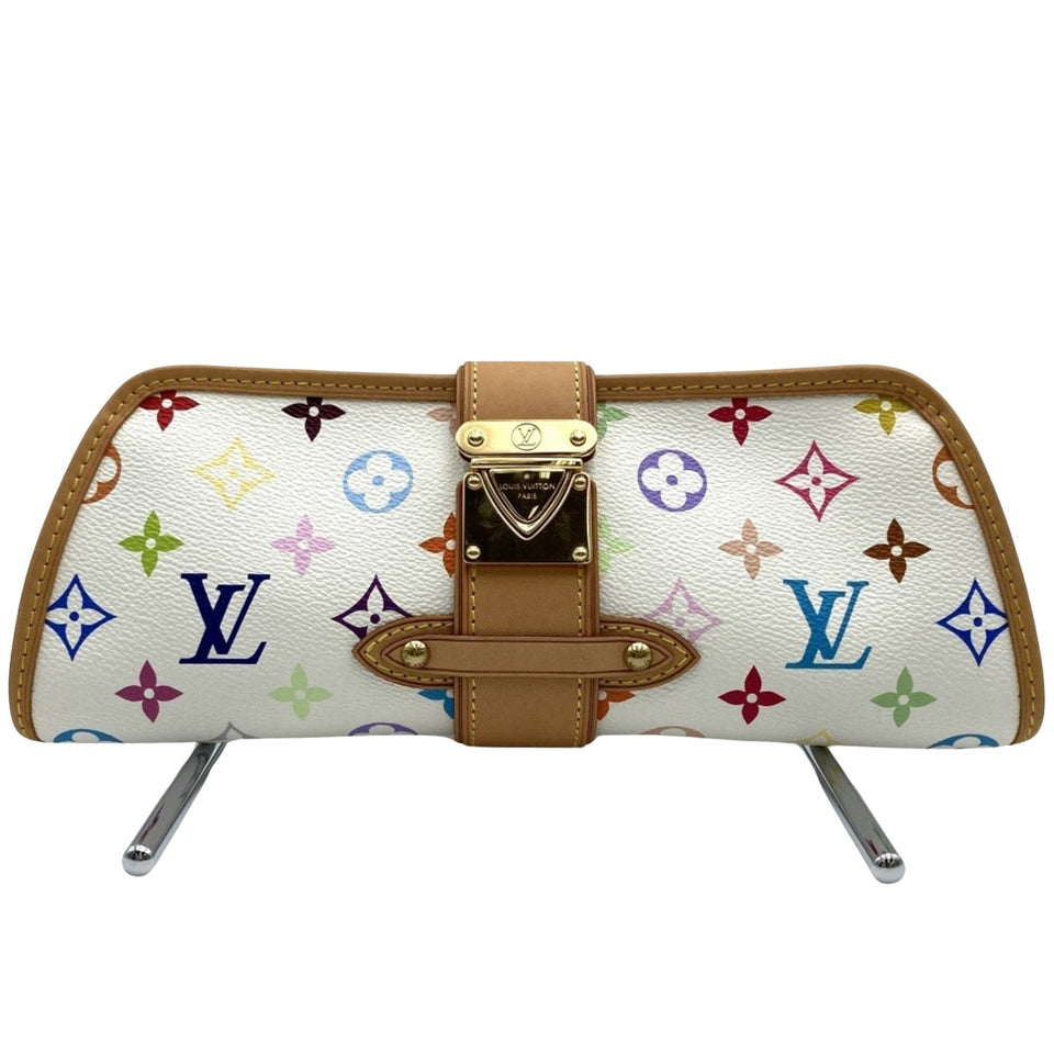 Louis Vuitton Shirley  Canvas Clutch Bag