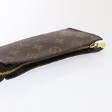 Louis Vuitton Pochette Accessoire  Canvas Clutch Bag