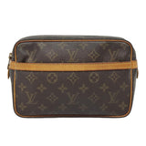 Louis Vuitton Compiegne 23  Canvas Clutch Bag
