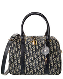 Dior Oblique Canvas & Leather Bowling Bag