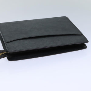 Louis Vuitton Epi Pochette Homme Clutch Bag Black Noir