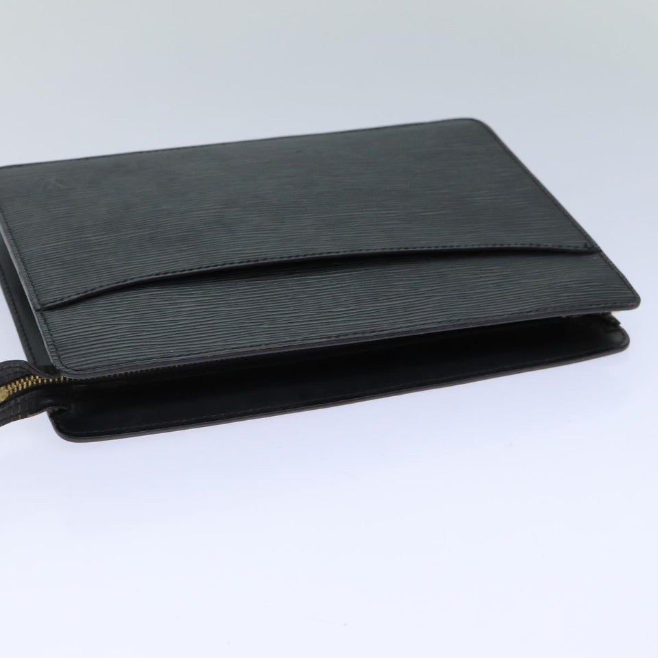 Louis Vuitton Epi Pochette Homme Clutch Bag Black Noir