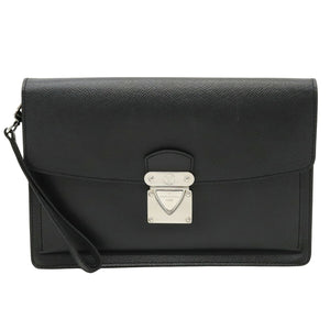 Louis Vuitton Berea  Leather Clutch Bag