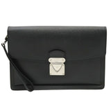 Louis Vuitton Berea  Leather Clutch Bag