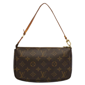 Louis Vuitton Pochette Accessoire  Canvas Clutch Bag