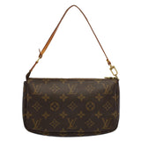 Louis Vuitton Pochette Accessoire  Canvas Clutch Bag