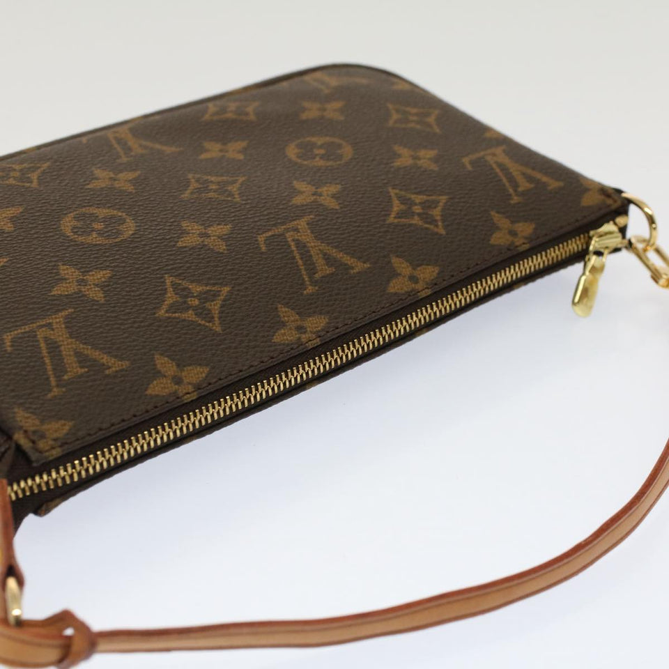Louis Vuitton Pochette Accessoire  Canvas Clutch Bag