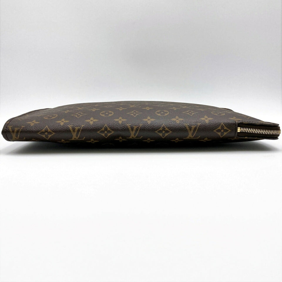 Louis Vuitton Poche Document  Canvas Clutch Bag