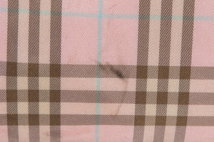 Burberry Pink Nova Plaid Tote