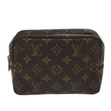 Louis Vuitton Trousse De Toilette 18  Canvas Clutch Bag