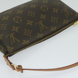 Louis Vuitton Pochette Accessoire  Canvas Clutch Bag