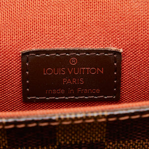 Louis Vuitton Damier Porte Blanc Shoulder Bag N45271 Brown PVC Leather  Louis Vuitton