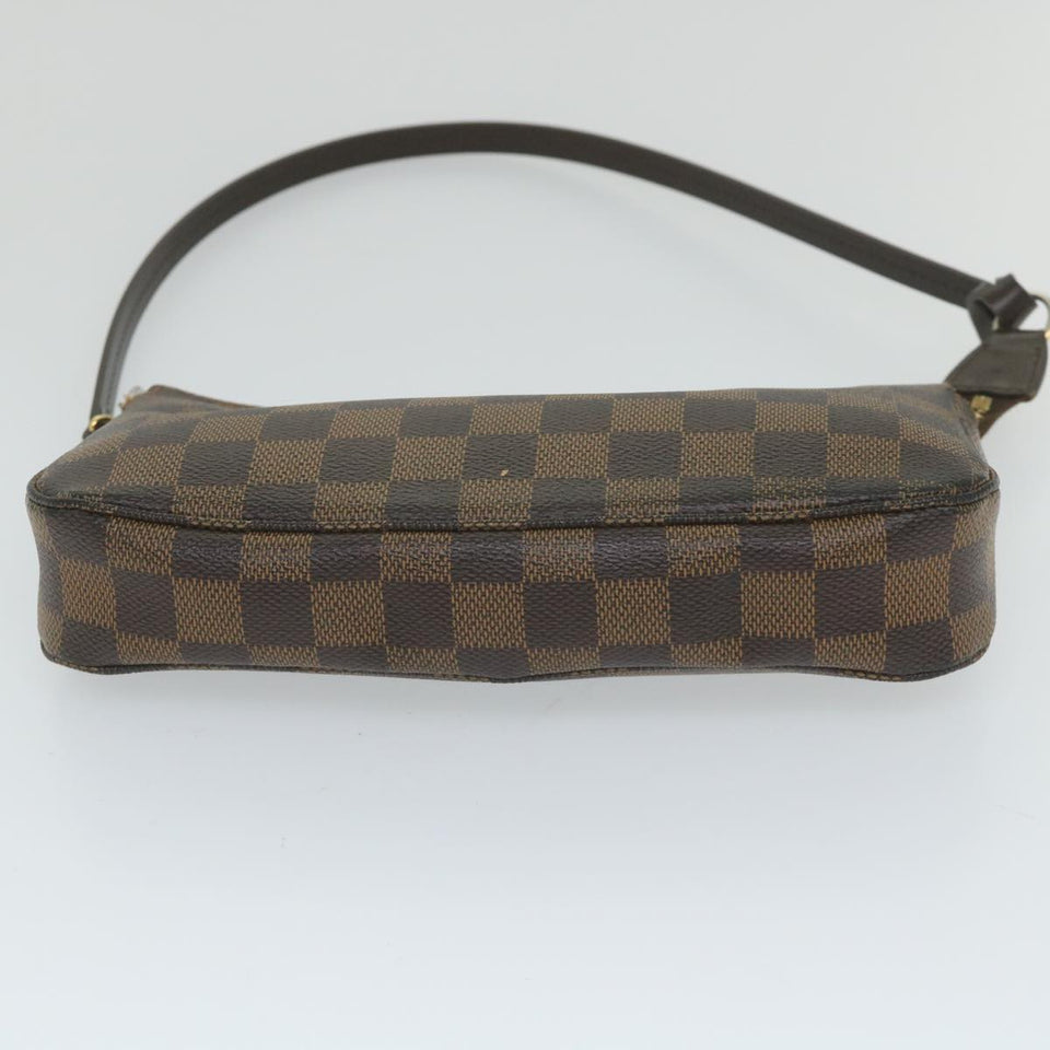 Louis Vuitton Pochette Accessoire  Canvas Clutch Bag