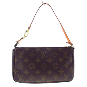 Louis Vuitton Pochette Accessoire  Canvas Clutch Bag