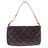 Louis Vuitton Pochette Accessoire  Canvas Clutch Bag