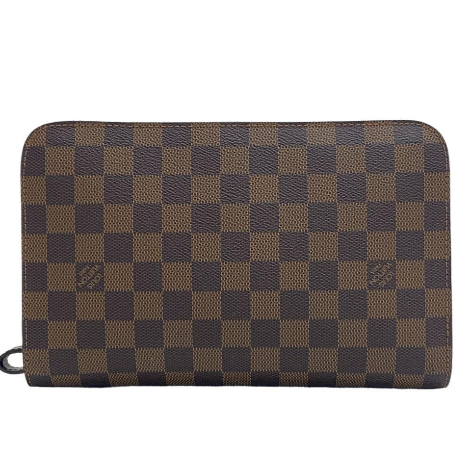 Louis Vuitton Saint Louis  Leather Clutch Bag