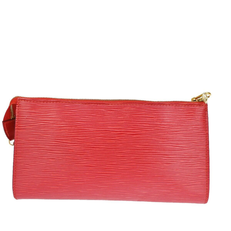 Louis Vuitton Pochette Accessoires  Leather Clutch Bag