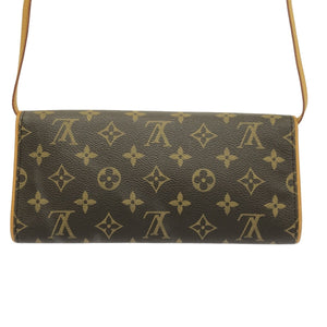 Louis Vuitton Pochette Twin  Canvas Clutch Bag