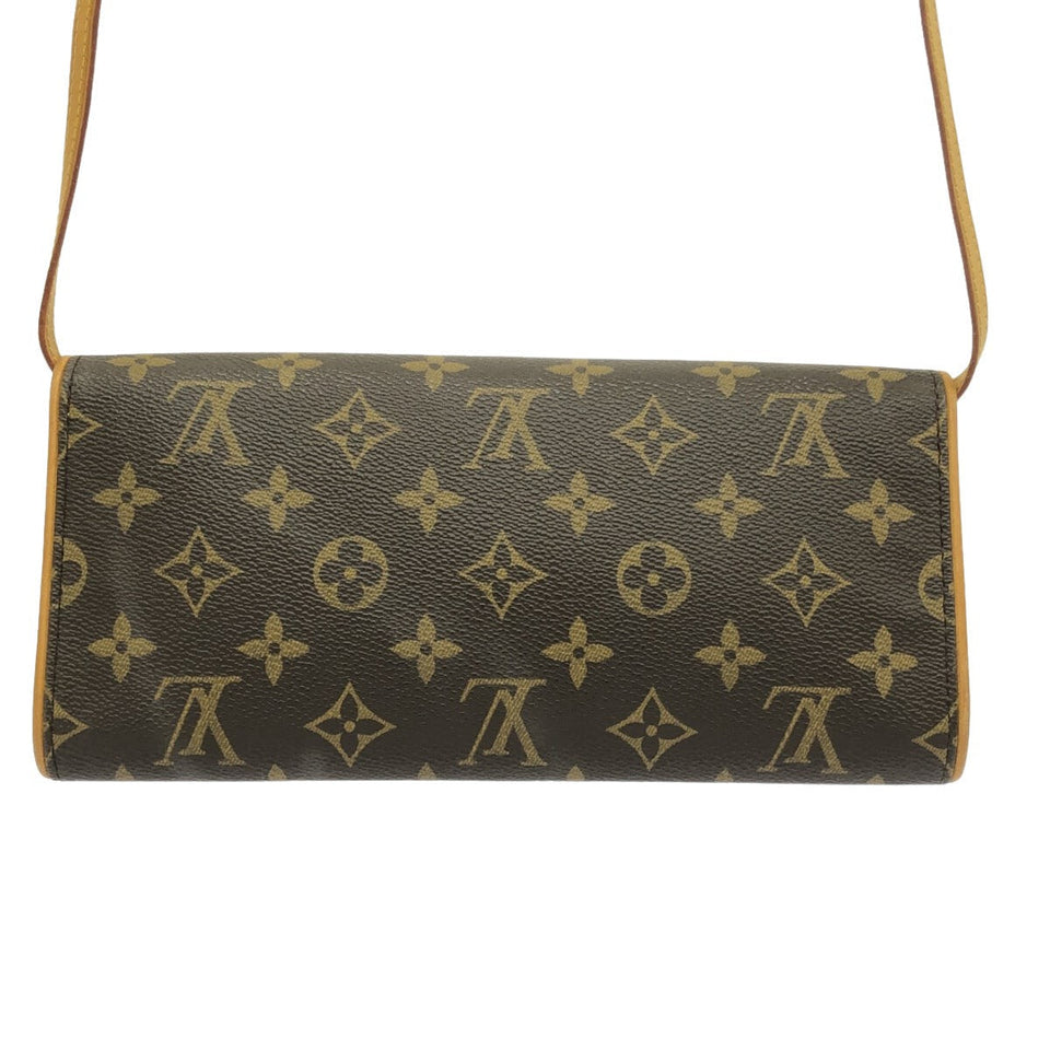 Louis Vuitton Pochette Twin  Canvas Clutch Bag