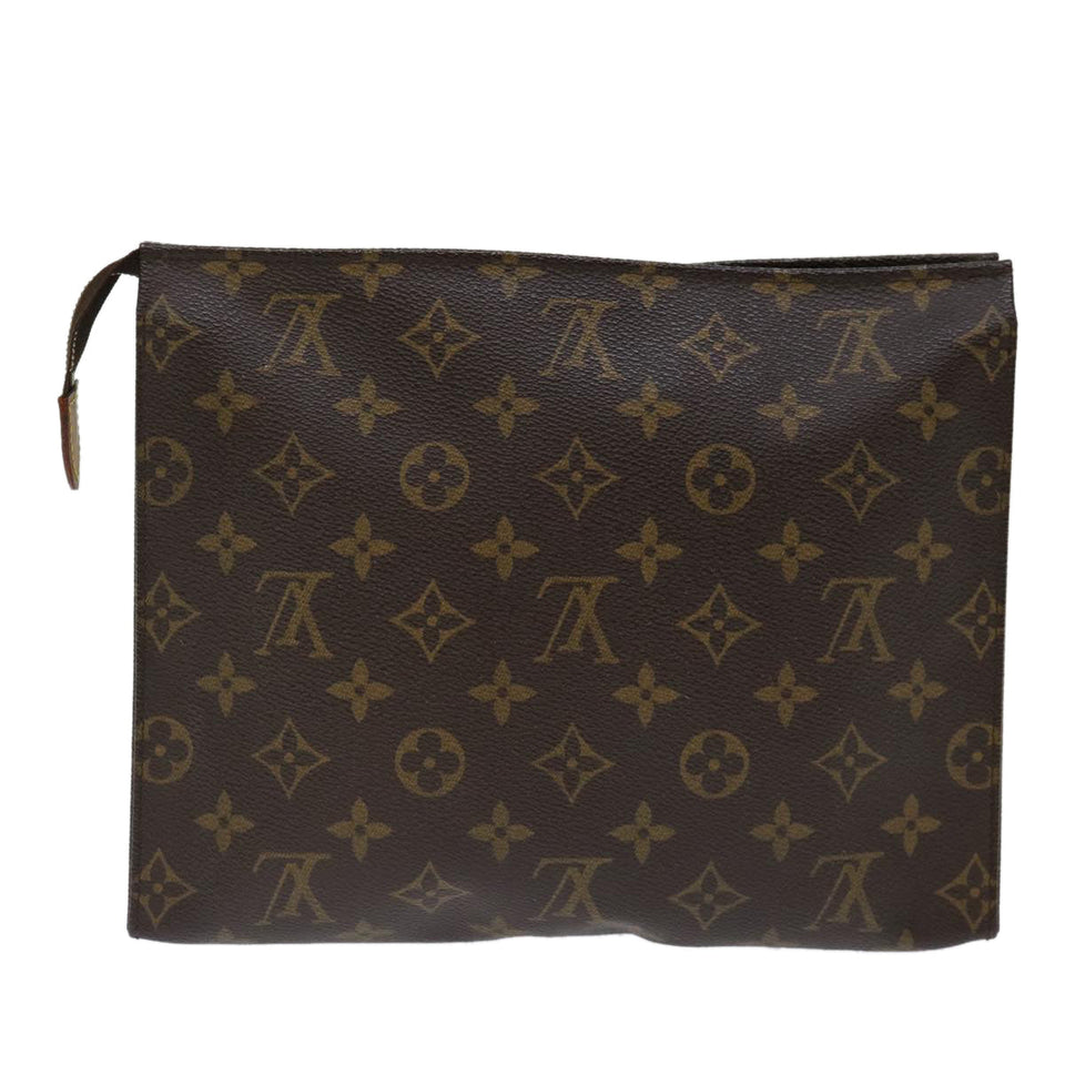 Louis Vuitton Poche Toilette  Canvas Clutch Bag