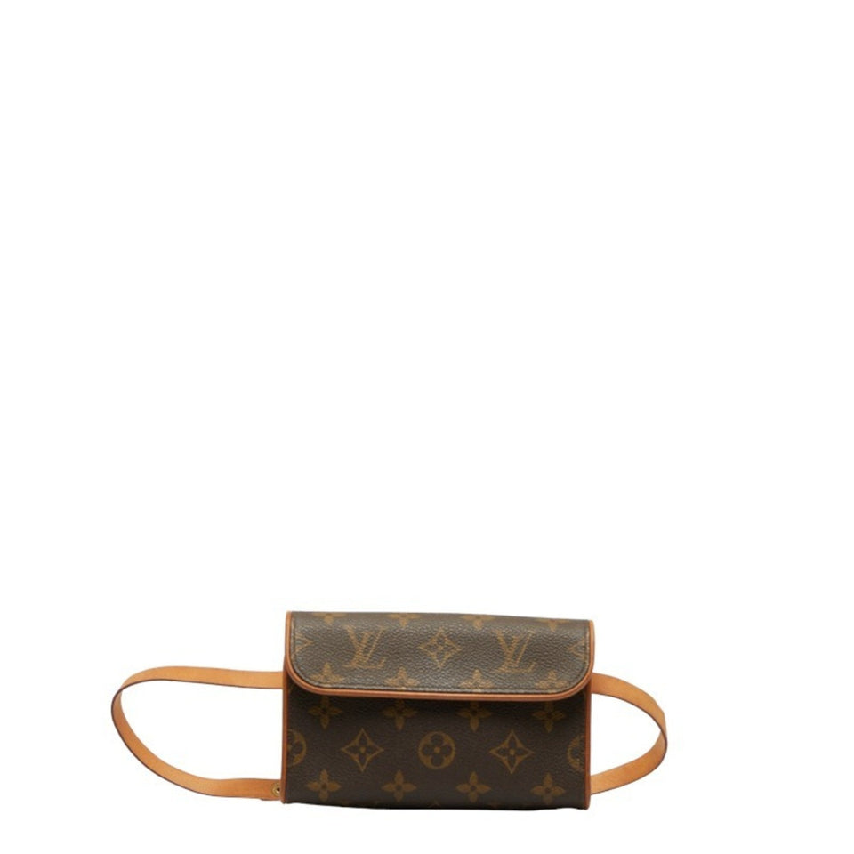 Louis Vuitton Pochette Florentine  Canvas Clutch Bag