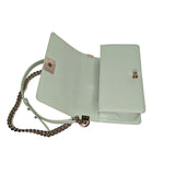 Chanel bag Caviar Chevron Quilted Medium Boy Flap Light Green