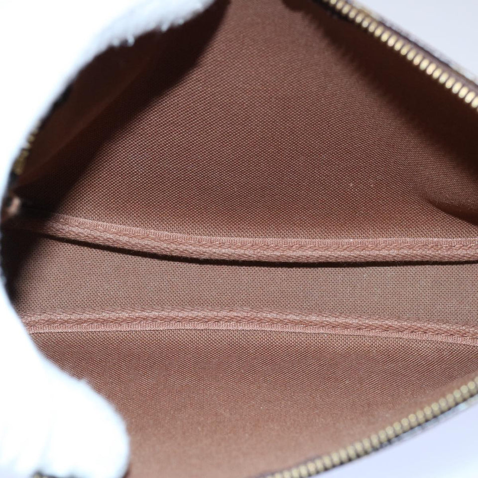 Louis Vuitton Pochette Accessoire  Canvas Clutch Bag