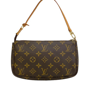Louis Vuitton Pochette Accessoires  Canvas Clutch Bag