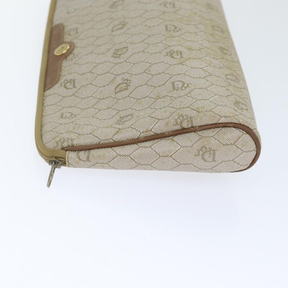 Dior Honeycomb  Canvas Clutch Bag