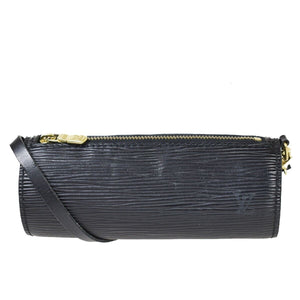 Louis Vuitton Soufflot  Leather Clutch Bag