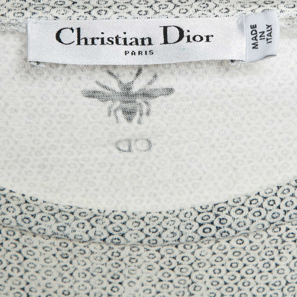 Dior White L'amoureux Print Cotton T-Shirt