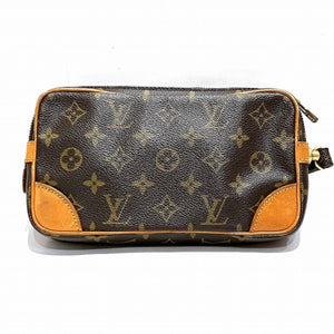 Louis Vuitton Marly Dragonne  Canvas Clutch Bag