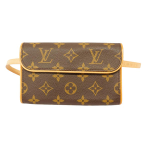 Louis Vuitton Pochette Florentine  Canvas Clutch Bag
