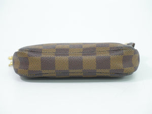 Louis Vuitton Mini Pochette Accessoires  Canvas Clutch Bag