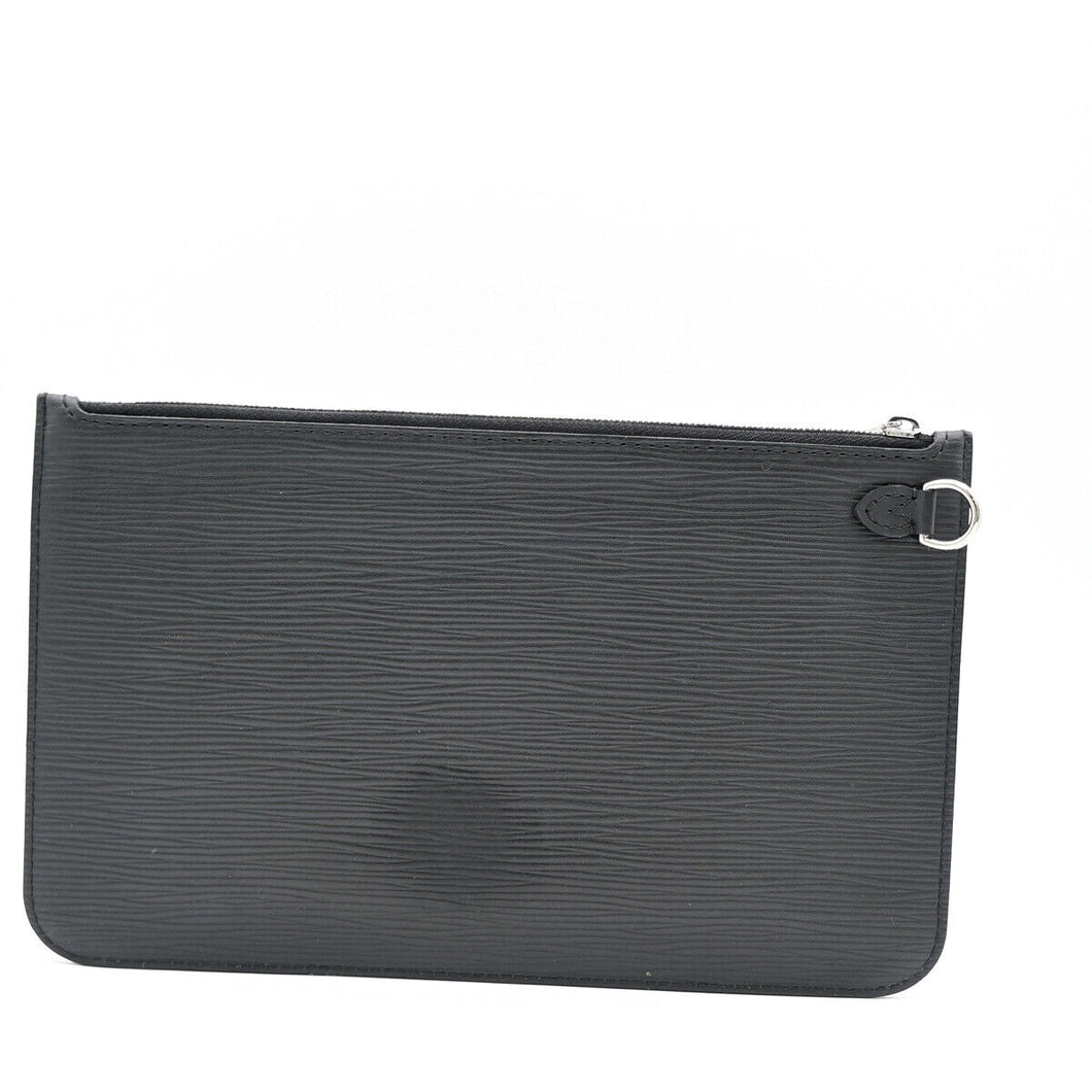 Louis Vuitton Neverfull Pouch  Leather Clutch Bag