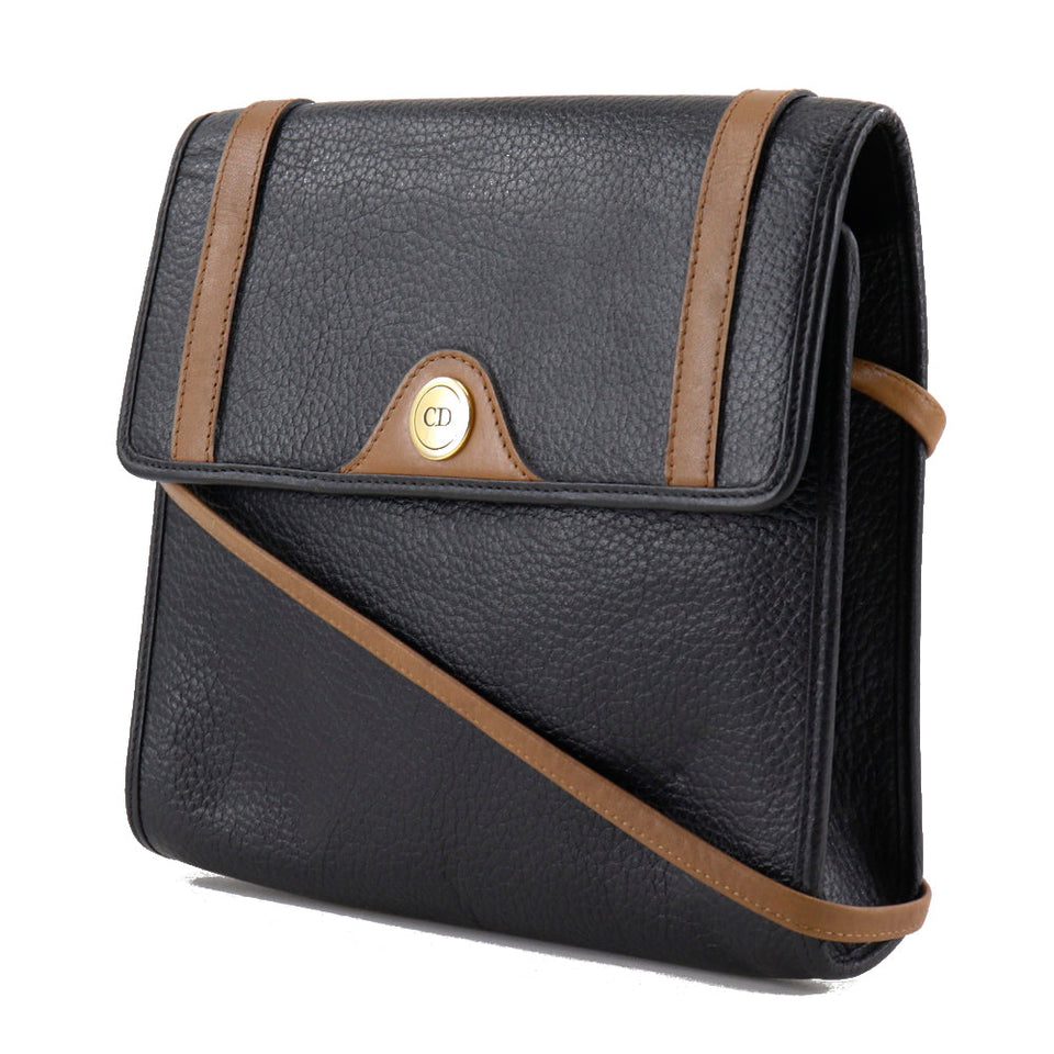 Dior Cd  Leather Shoulder Bag