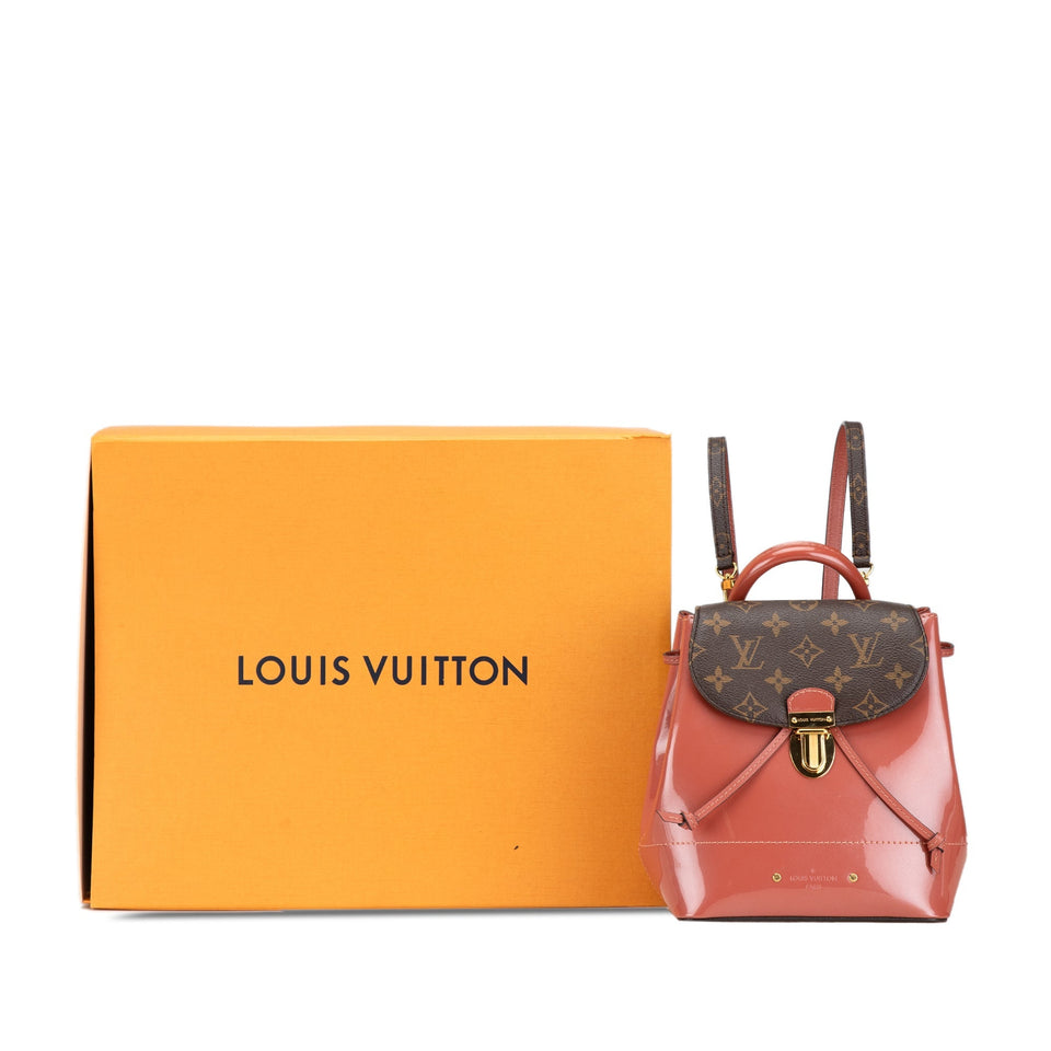 Pink Louis Vuitton Monogram Vernis Hot Springs Backpack