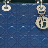 Dior Multicolor Cannage Leather Medium Lady Dior Tote
