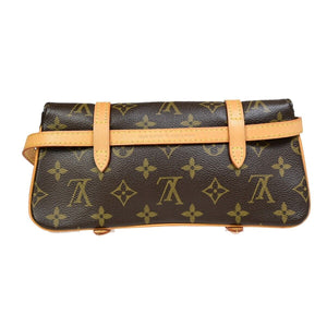 Louis Vuitton Pochette Marelle  Canvas Clutch Bag