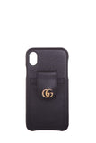 Gucci iPhone 10 Grained Leather Case