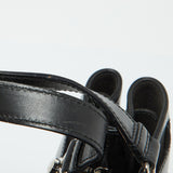 Dior Black Oblique Canvas And Leather Belt Jean Pocket Bag