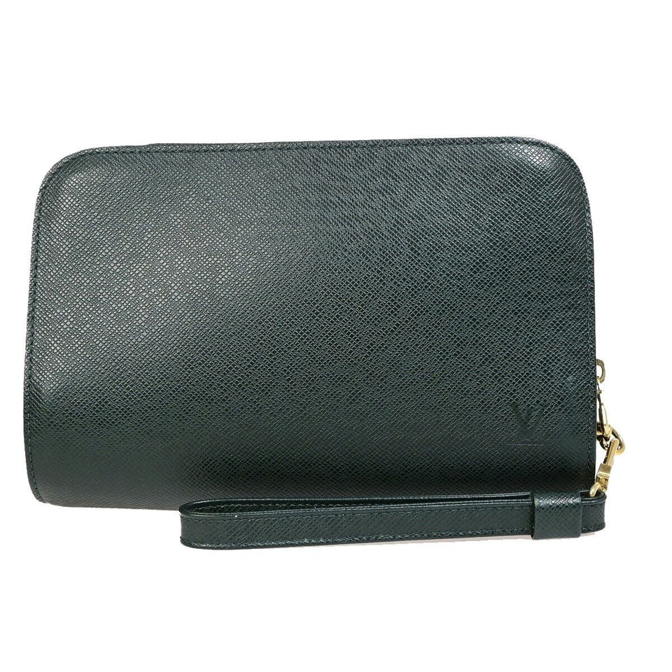 Louis Vuitton Baikal  Leather Clutch Bag