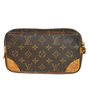 Louis Vuitton Marly Dragonne  Canvas Clutch Bag