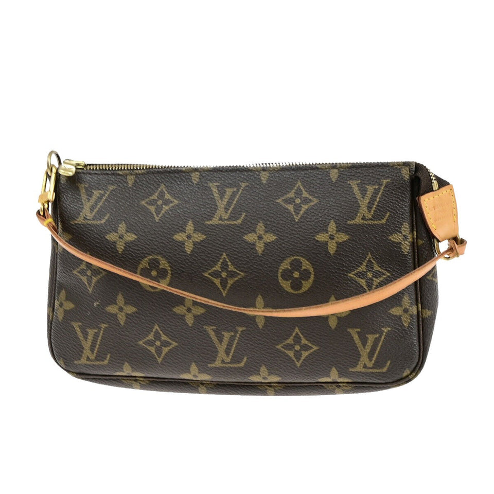 Louis Vuitton Pochette Accessoires  Canvas Clutch Bag