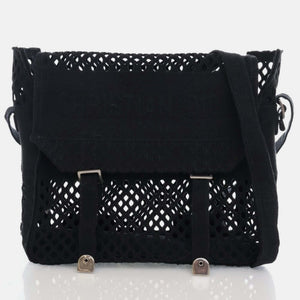 Black Jacquard Diorcamp Messenger Bag