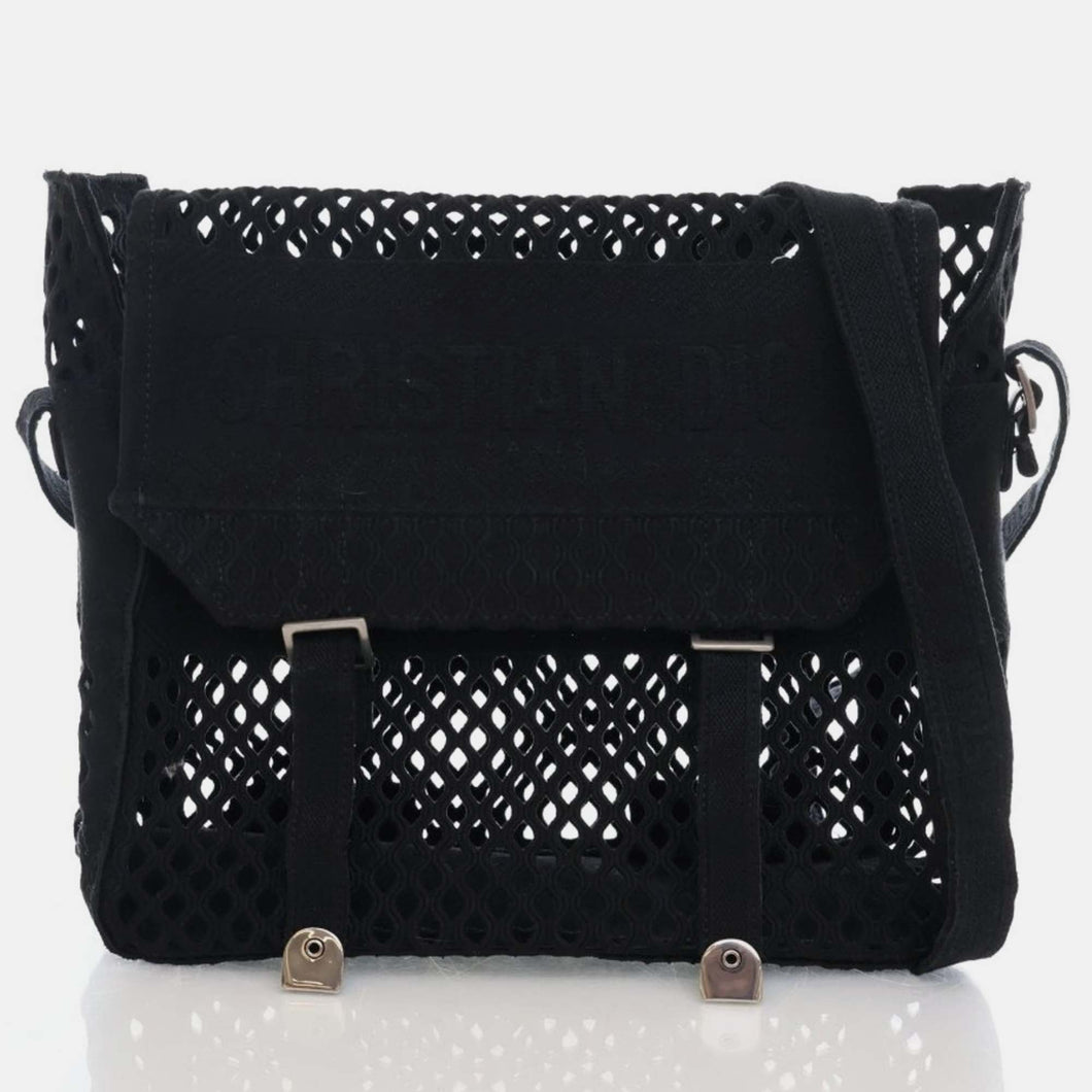 Black Jacquard Diorcamp Messenger Bag