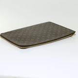 Louis Vuitton Poche Document  Canvas Clutch Bag